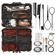 163Pcs Dance Hair Accessories Kit, Hair Nets for Buns,Bobby Pins for Women Gi...