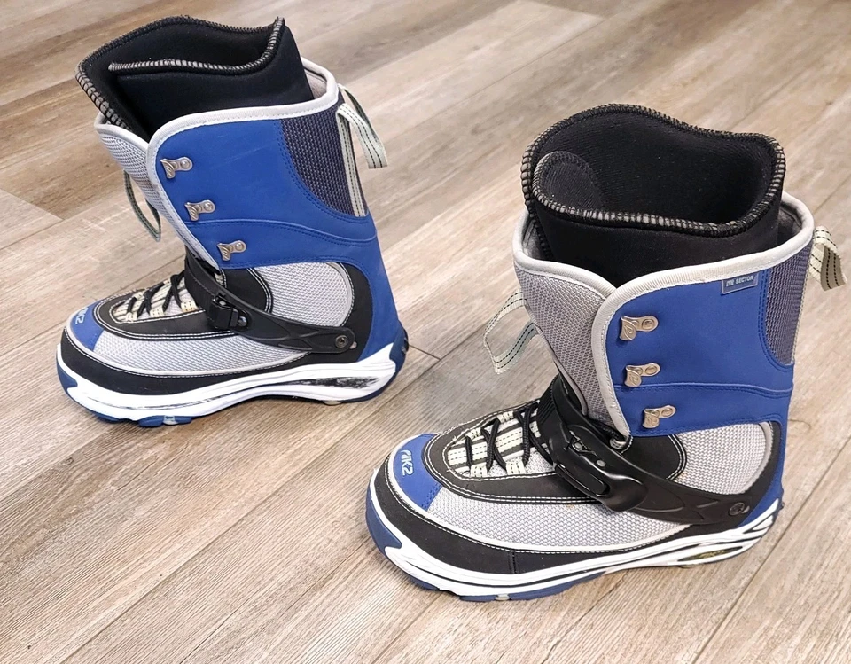 K2 SECTOR Clicker SI Snowboard Boots Herren 10,5 blau schwarz Step-In Größe 44 27,8 cm - Bild 2 von 4