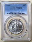 1939 Walking Liberty Half Dollar PCGS - AU Cleaned