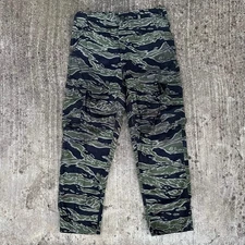 1960s/70s Late War Tiger Stripe Camo Pants 29” Waist Vietnam War US Military