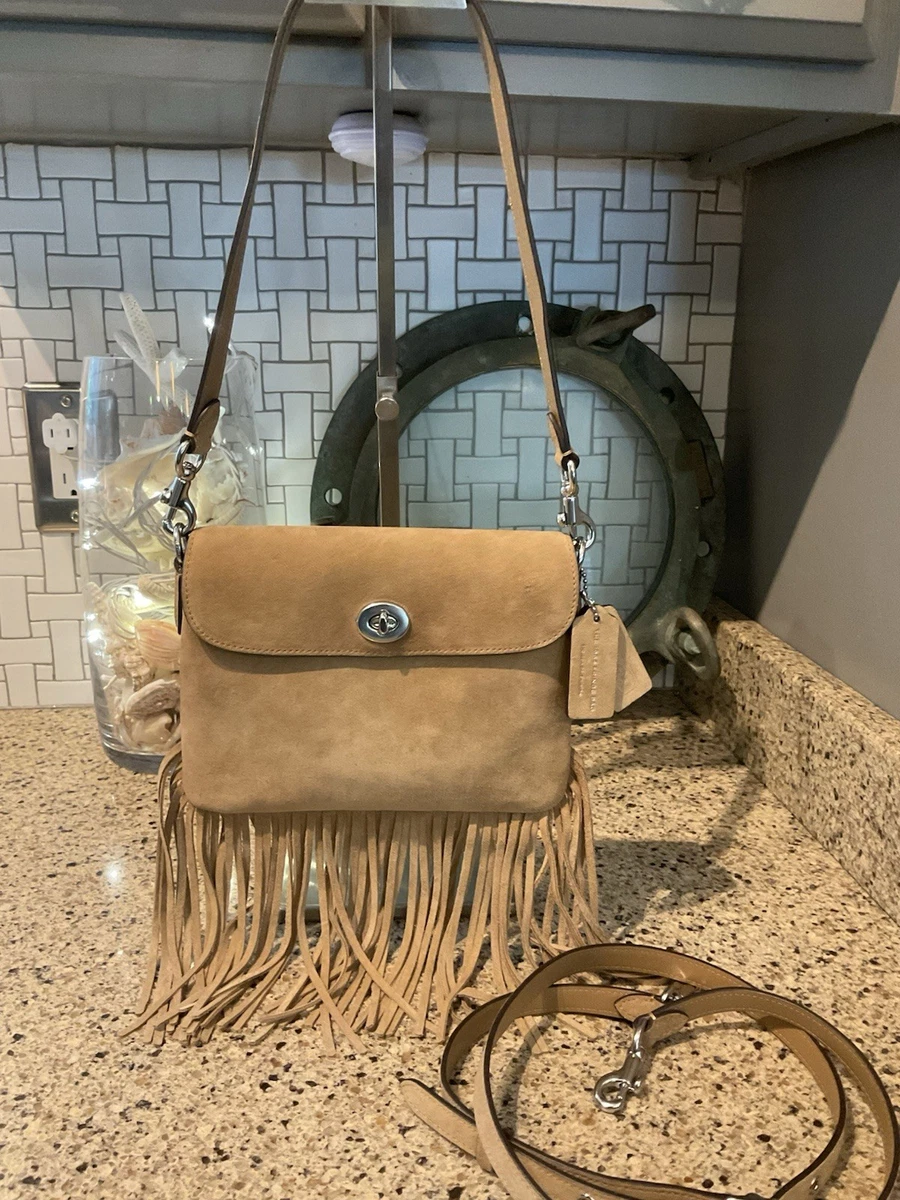 Coach Fringe Suede Exterior Bags & Handbags for Women for sale | eBay