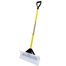 The Snow Plow 24" Wide Shovel Push Plow Commercial Residential D-Grip 50524