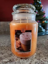 *Goose Creek* "Classic Pumpkin" 24oz Jar Candle 