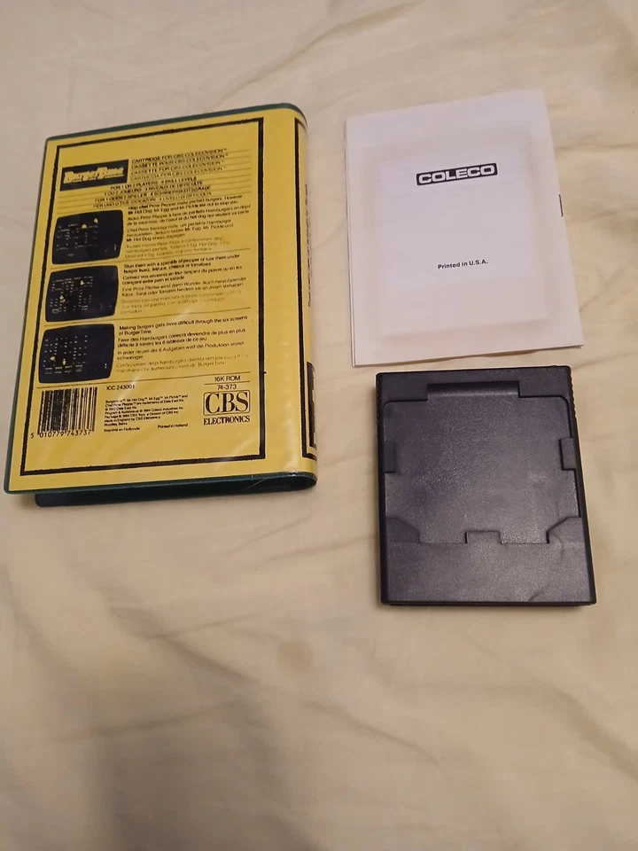 Burgertime Colecovision Rare Box Telegames - Immagine 2 di 3