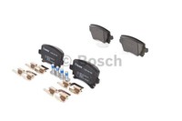 4 St. Bosch Bremsbelagsatz, Scheibenbremse 0986494595
