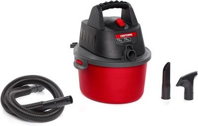 2.5 Gallon 2.5HP Wet Dry Shop Vacuum Portable Filter Attachments CMXEVBE17250
