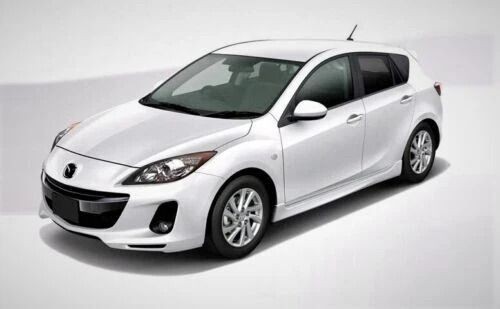 Mazda 3 Mk2 BL 2008-2013 Complete Wing Mirror Right Side LH BHP1-69-1N7 White