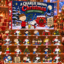 Rare Snoopy A Charlie Brown Christmas Snoopy Gift For Fans Advent Calendar GN297
