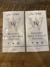 Lexi White 4 PCs Reusable Neck Wrinkle Patch Set