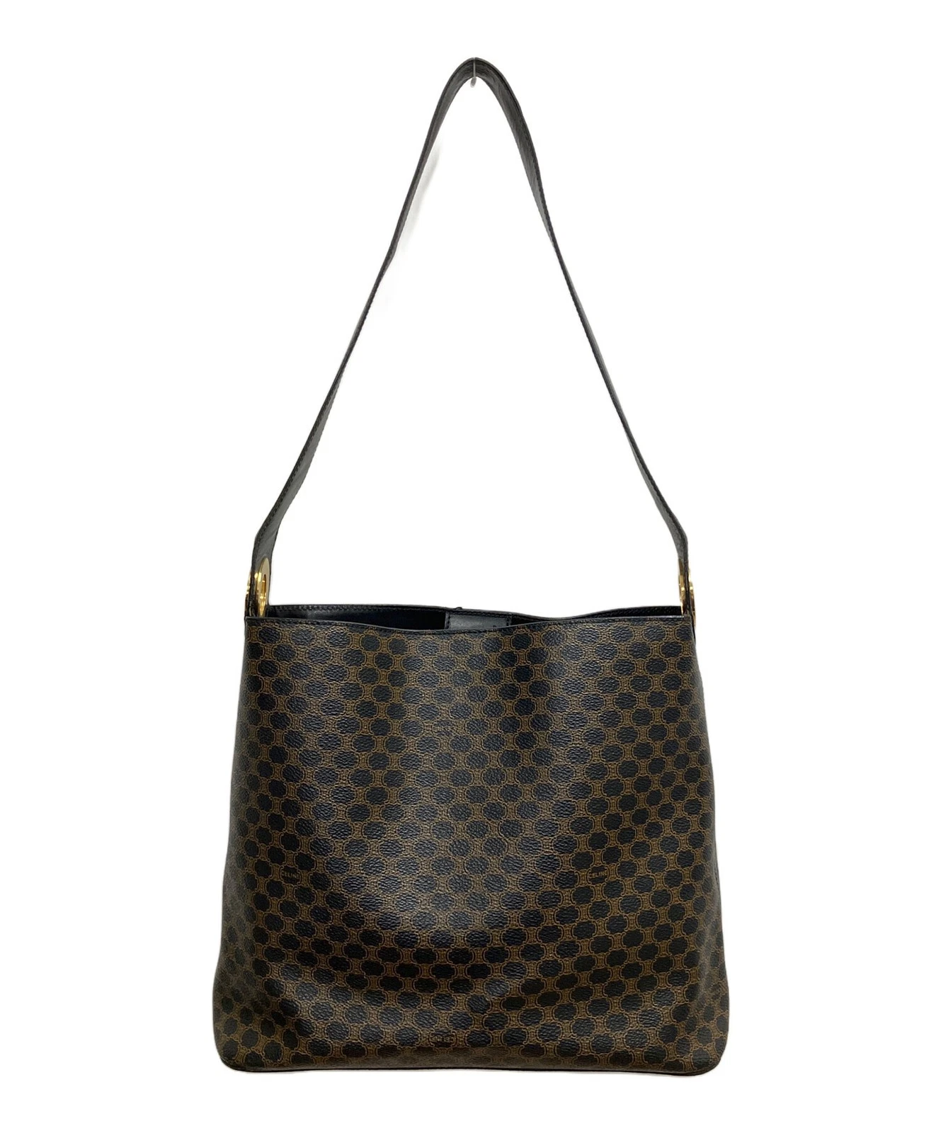 Celine — Celine Macadam One Shoulder Bag Black #TFB6680