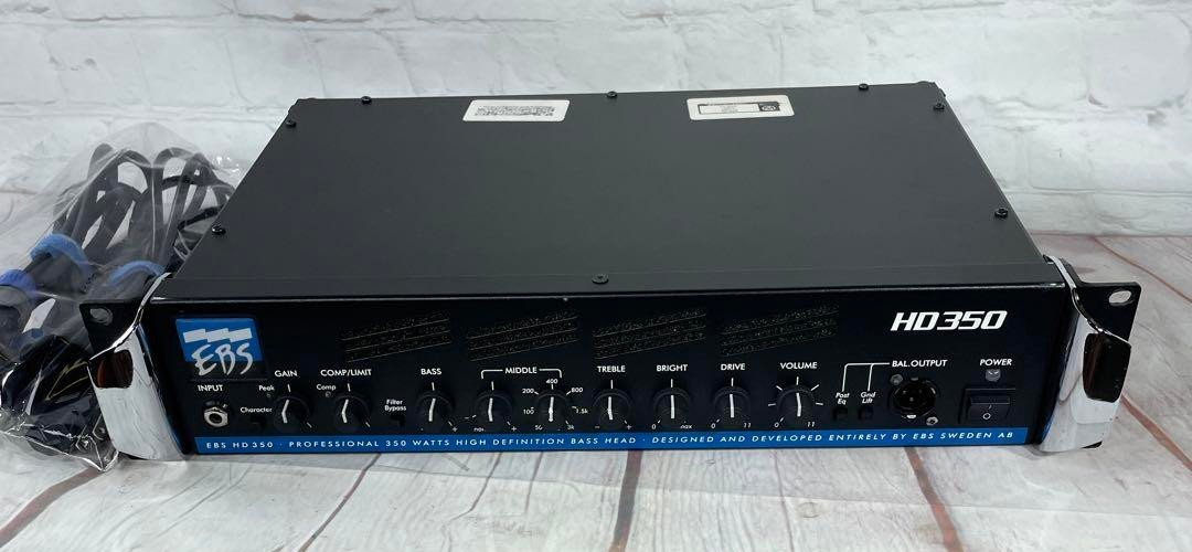 EBS HD-350 Bass Guitar Amp Head 350W Used Tested w/ Power