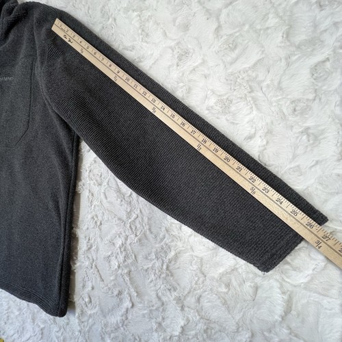 Simms Rivershed 1/2 Zip Sweater Mens XL Black Heather Fleece Fenwick Fly Fishing - Picture 10 of 14