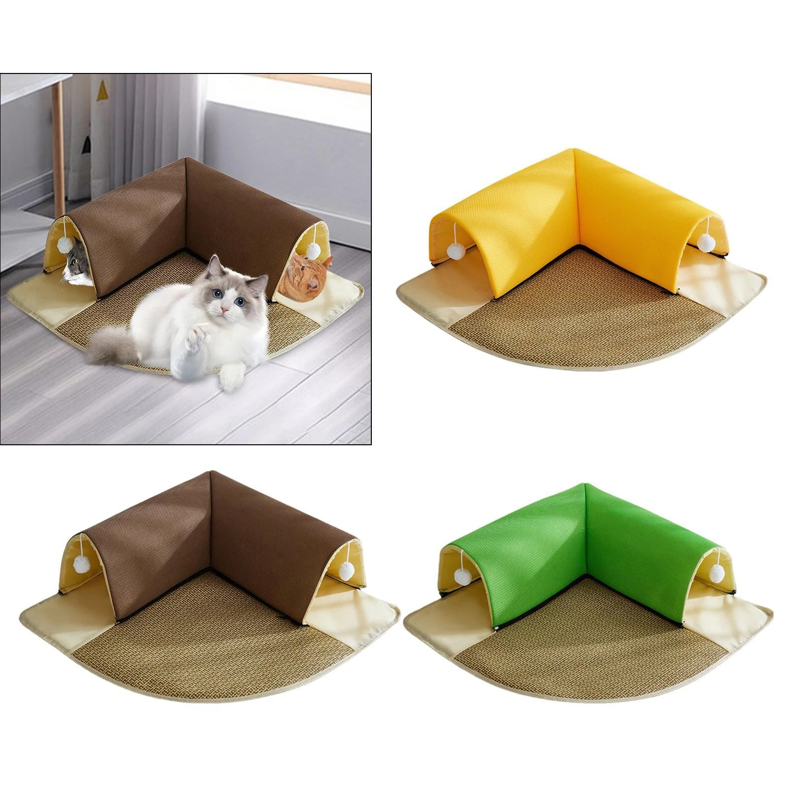 Cat Tunnel Bed Cat Runway Cat Tunnel Toy for Indoor for Kitty Puppy Home