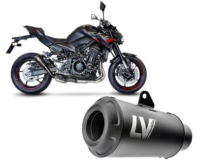 Leovince Auspuff LV-10 FULL BLACK Inox Approved fur KAWASAKI Z 900 2020 > 2024