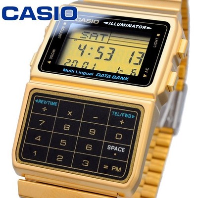 Casio DBC-611G-1 Data Bank Watch Retro Digital Timepiece Vintage Iconic
