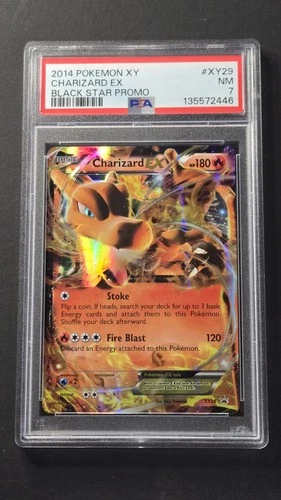 PSA 7 Charizard EX XY29 Black Star Promo Pokémon 2014