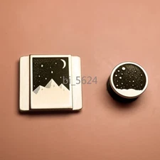 Hot Shoe Cover Cap Mountain Star Shutter Button For Sony Canon Fuji Nikon Leica