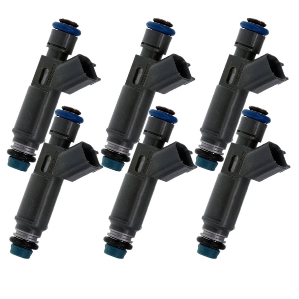 Inyectores de combustible Denso OEM de 6 piezas para Ford Taurus 2002 2003 3,0 L V6 #2F1E-A7A Foto 2 de 4