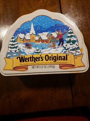 1999 Werther's Original WINTER SCENE Limited Edition Made In Germany for Storck