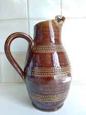 Pichet / Cruche en grès vernissé du Berry -  21 cm - excellent état