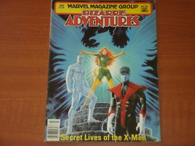 Marvel Comics:  BIZARRE ADVENTURES MAGAZINE #27 July 1981  Bronze Age B&W X-Men