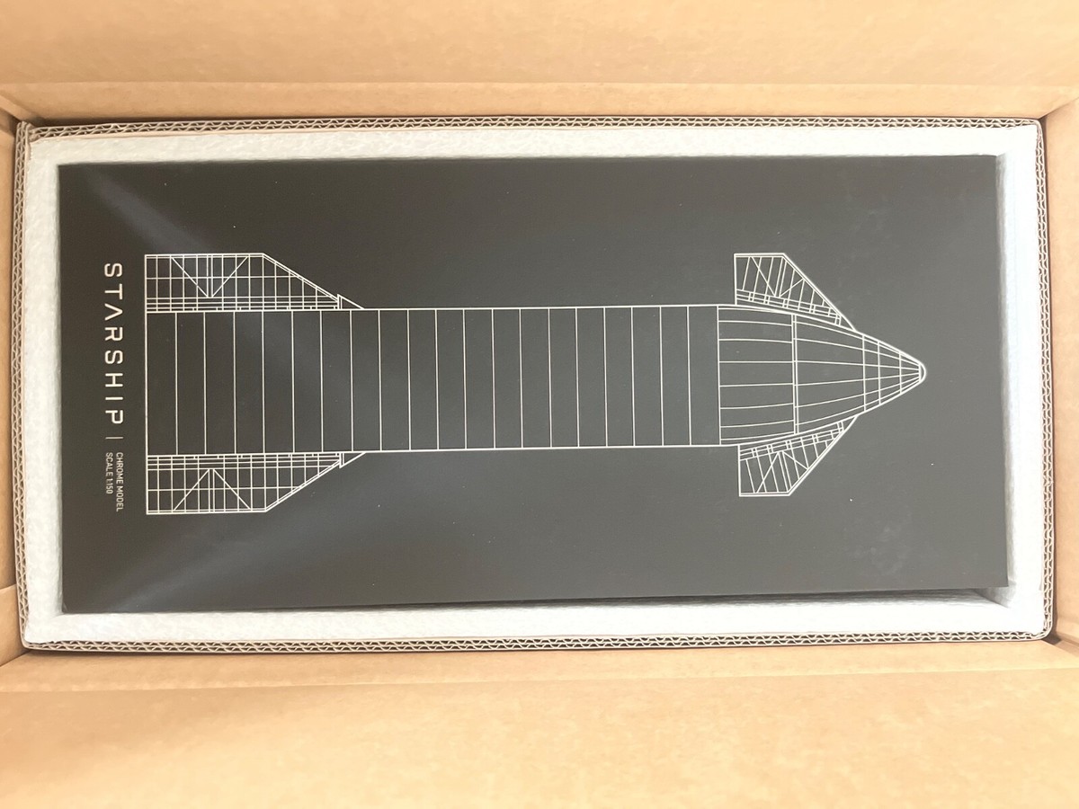 Brand New SpaceX Chrome Starship Model. Straight from Space Brand New SpaceX Chrome Starship Model. Straight from Space