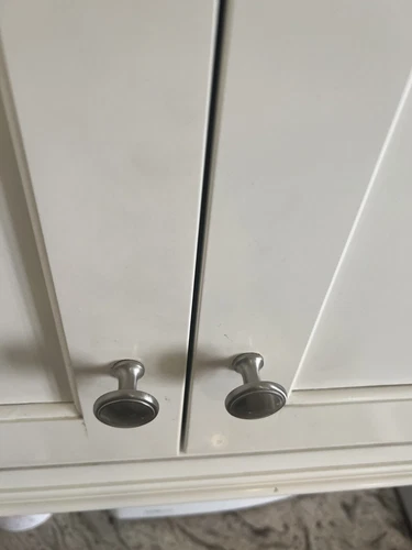 Top Knobs Cabinet Ringed Knob 1 1/8 Inch Brushed Satin Nickel - Picture 6 of 7