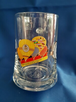 1 Warsteiner WIM 2009 Montgolfiade Bier Krug Sammler Kristall Glas NEU Original 