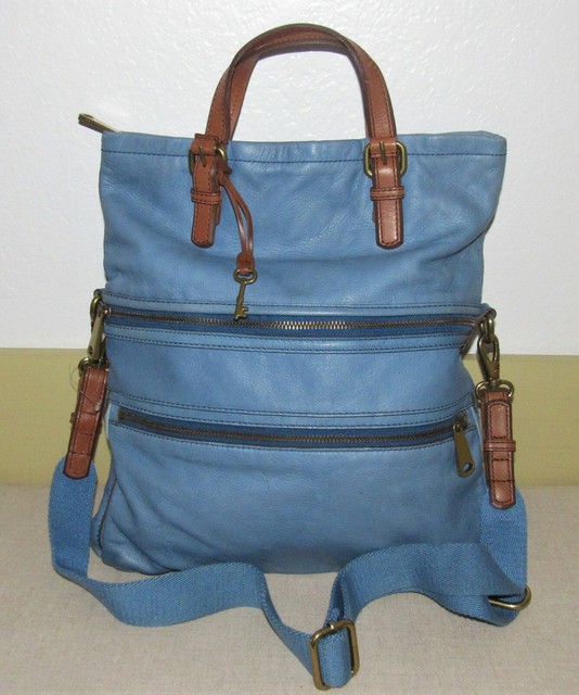 fossil emma tote tan