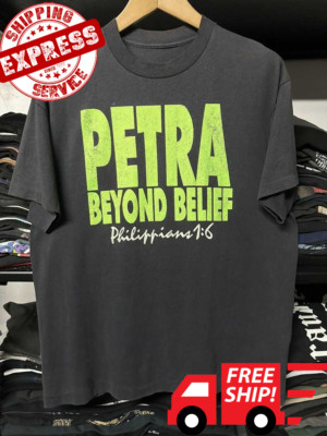 Petra Band Beyond Belief Short Sleeve S-2345XL Black Tee Shirt