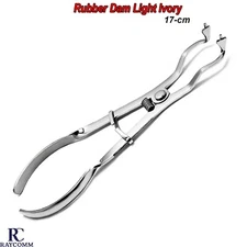 Dam Clamp Forceps Light Weight Dental Ivory Rubber Restorative Endo Instruments