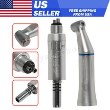 Dental Slow Low Speed Handpiece Push Contra Angle NSK Style/Air Motor 4Holes WY4