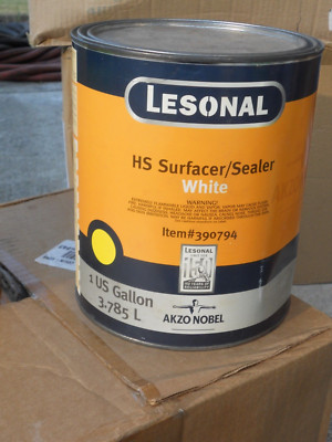 Lesonal HS Surface/Sealer WHITE #390794 1 Gallon NOS