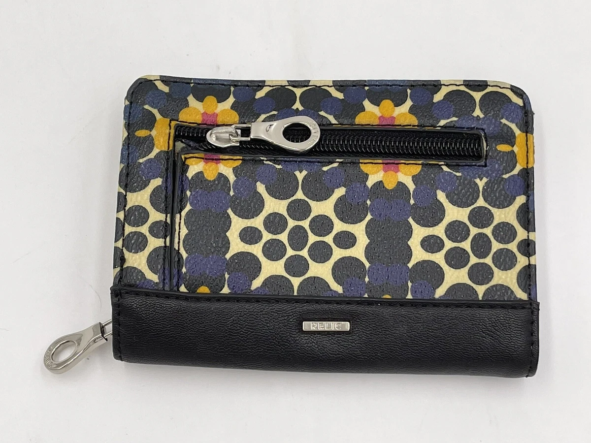 Relic Women's Multicolor Faux Leather Wallet With Zip Closure | eBay