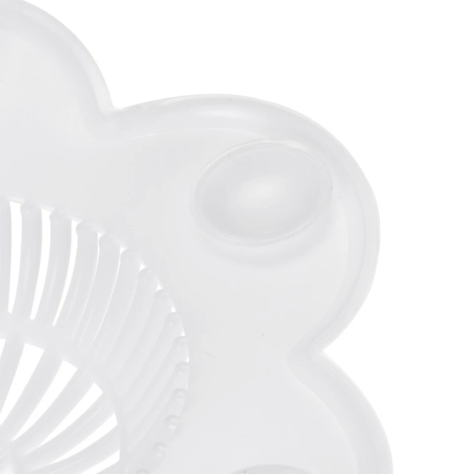 Cocina Fregadero Colador, Silicona Fregadero Tapón Desagüe Tamiz Blanco 6 Piezas - Imagen 4 de 4