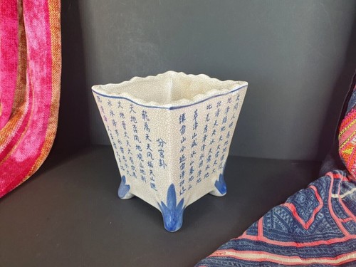 Old Chinese Porcelain Pencil / Brush Holder …beautiful collection and display p - Bild 3 von 9