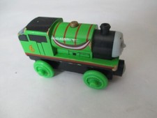 Percy with Streamers wooden train engine from Thomas