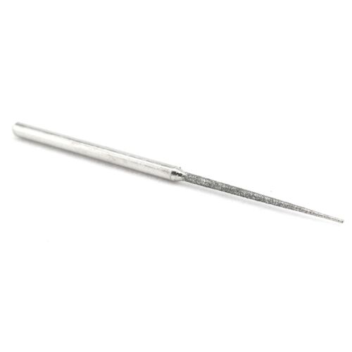 20 pz punte di rettifica diamantata testa affusolata 1,5 mm sbavature rotanti cono affilato esteso - Foto 7 di 8