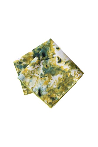 Green Marble Napkin Set of 4 - Picture 4 of 5