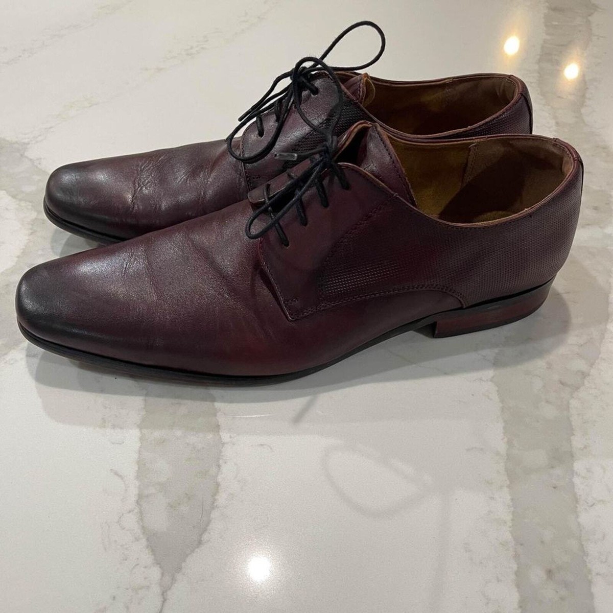 Florsheim Men\'s Cognac Brown Leather Jackson Cap‎ Toe Oxford Shoes Size 12M 8d9e562b-a10a-435d-9120-  main image 3