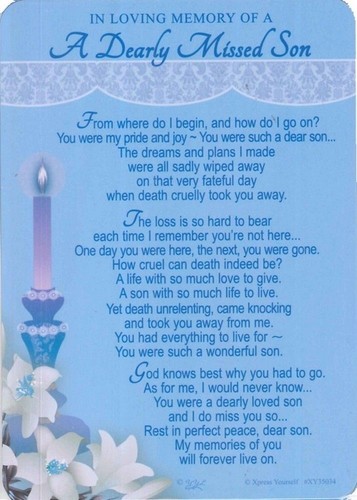 GRAVE MEMORIAL CARD Graveside Funeral Loving Memory Verse Remembrance Holder💔 - Picture 54 of 120