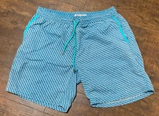 Mr. Swim Swim Trunks Water Shorts Geometric Mens Size Large