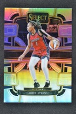 Ariel Atkins 2024 Panini Select WNBA Silver Prizms Washington Mystics #64