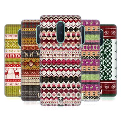 HEAD CASE DESIGNS GESTRICKT WEINACHTEN GEL HANDYHÜLLE FÜR GOOGLE ONEPLUS HANDYS