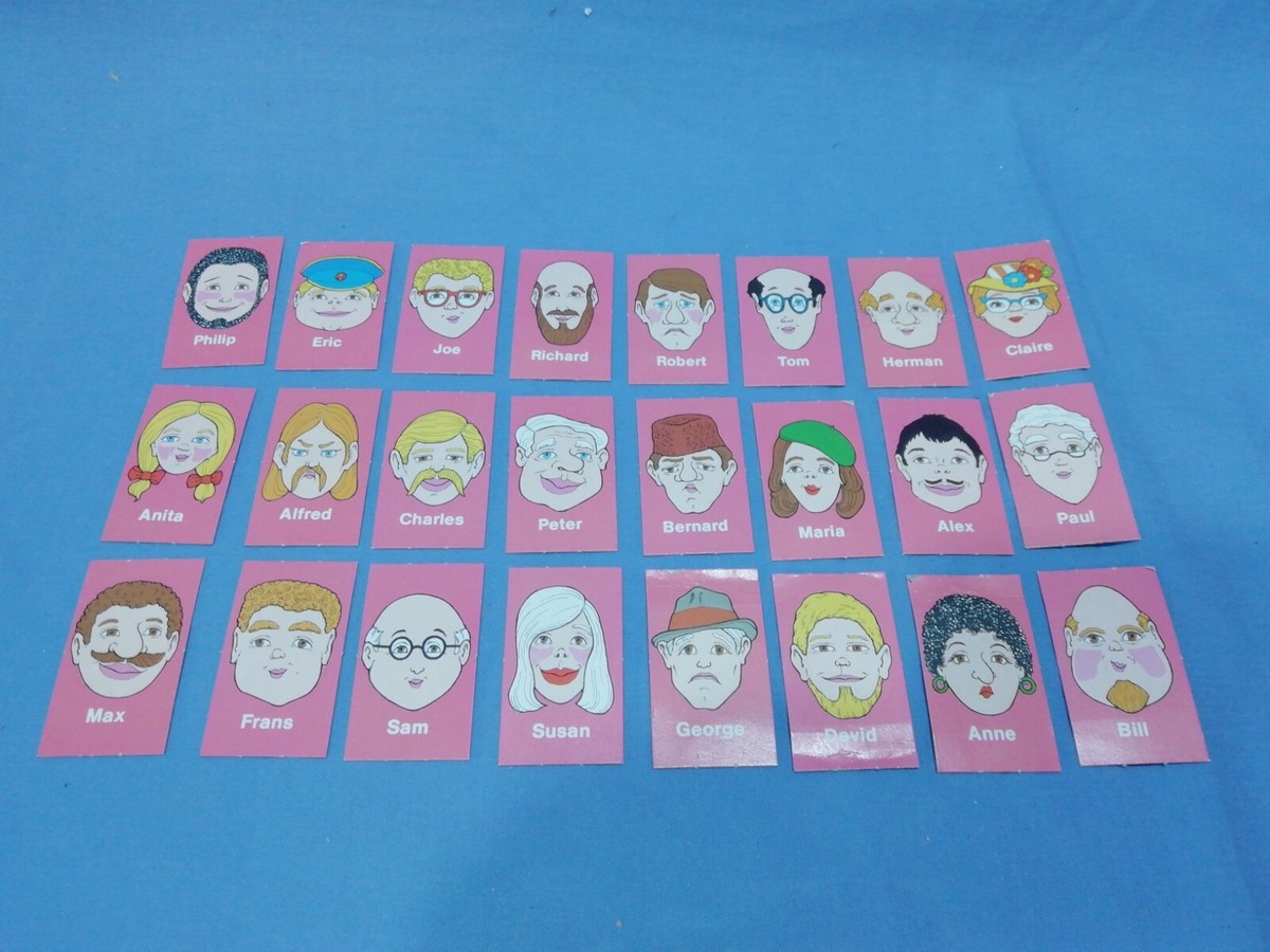Guess Who Spares 1979 full set of red characters. | eBay