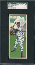 1955 Topps Doubleheaders Baseball #35/36 Olson Carey SGC 8