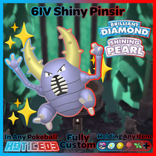 ✨ SHINY 6IV PINSIR ✨ Pokemon Brilliant Diamond and Shining Pearl 🚀 lv100 + EVs
