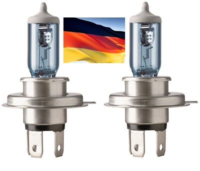 Flosser MegaBlue 9003 HB2 H4 60/55W Stock Two Bulbs Headlight High Low Off Road