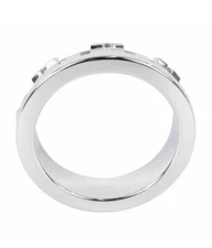 NEW OEM 17-22 Ford Super Duty Front Wheel Cover Hub Center Chrome Trim Ring Cap