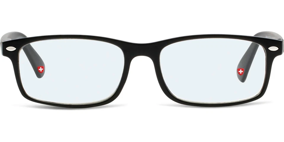 Occhiali da lettura uomo donna anti luce blu vista montana rettangolari - Immagine 3 di 4